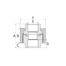 União 20mm PPR Amanco