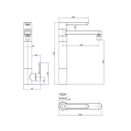 Monocomando Deca Cozinha Com Filtro Mesa Twin Click Cromado 2240.C.CLICK