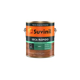 Verniz para Madeira Seca Rápido Brilhante Natural 3,6 litros Suvinil