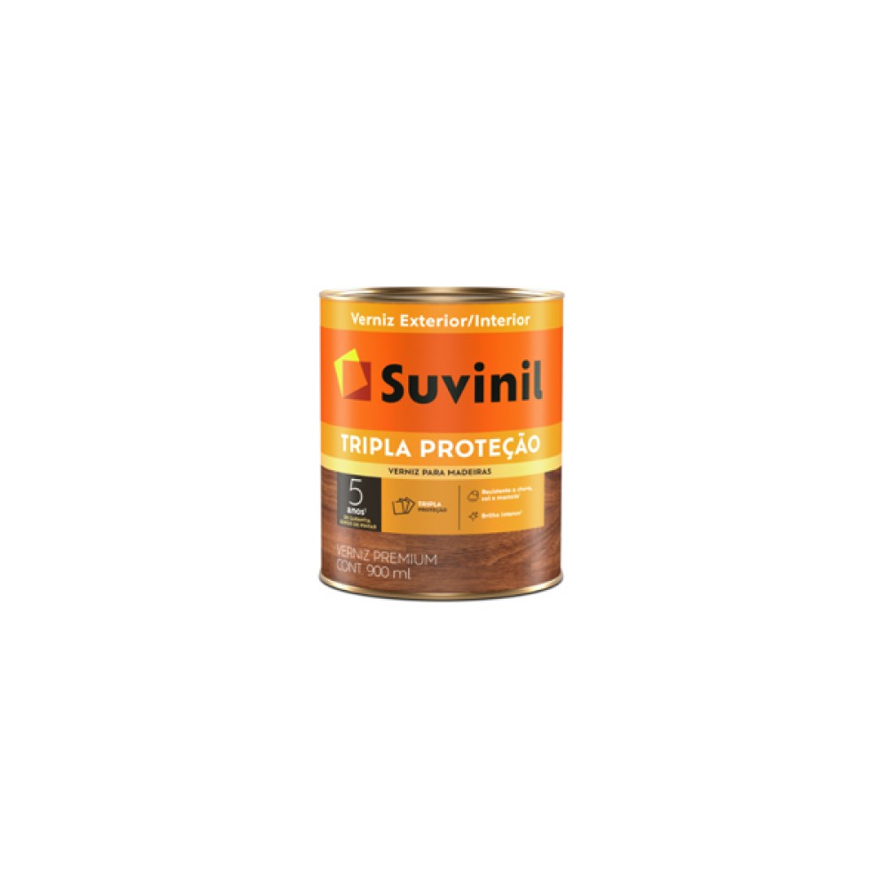 Verniz para Madeira Tripla Proteção Brilhante Natural 900ml Suvinil