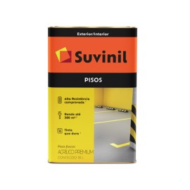 Tinta Piso Preto Fosco 18 Litros Suvinil