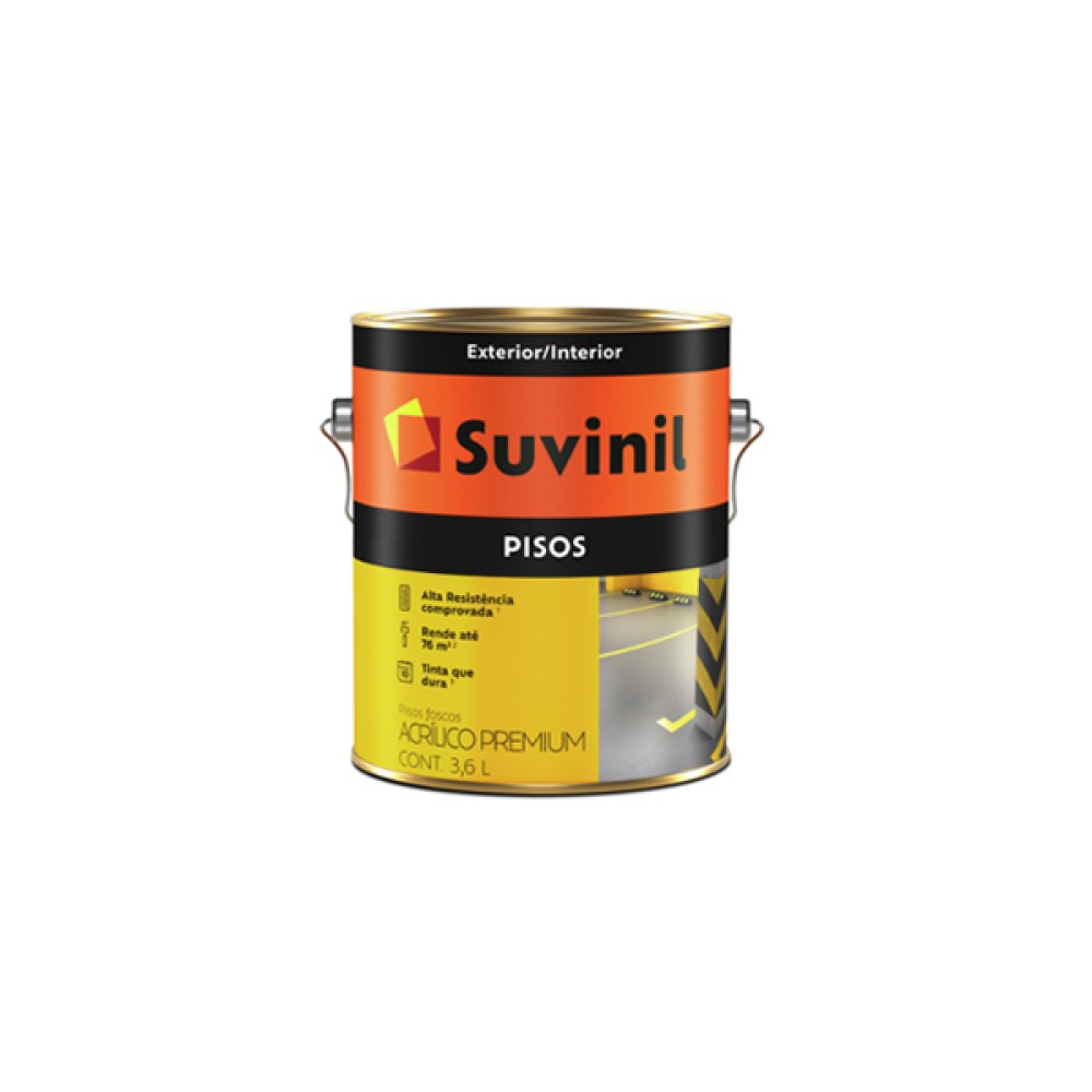 Tinta Piso Amarelo 3,6 Litros Suvinil