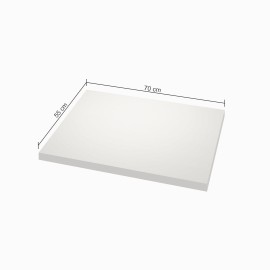 Prateleira inferior 70 x 55 em mdf branco MA.PL.101