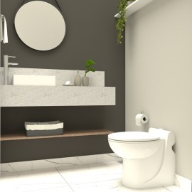 Lavabo escandinavo signature com bacia sanicompact pro sanitrit RSLAVESF19 