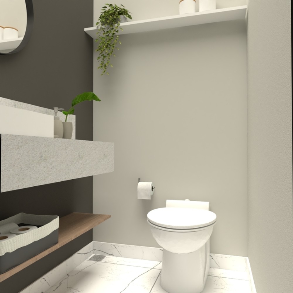 Lavabo escandinavo signature com bacia sanicompact pro sanitrit RSLAVESF19 