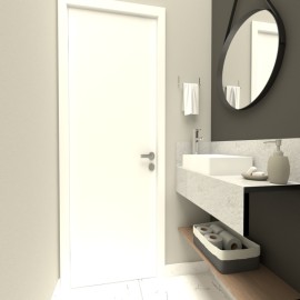 Lavabo escandinavo signature com bacia sanicompact pro sanitrit RSLAVESF19 