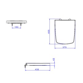 Assento Termofixo Slow Close Clean Deca AP.466.17