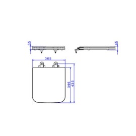 Assento Poliester Slow Close Living Branco AP.347.17