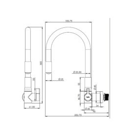 Torneira Hydramotion Parede Cinza 1168.METCZHMN