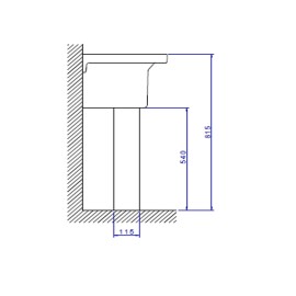 Tanque 22 Litros 500X380 mm Deca TQ.01.17