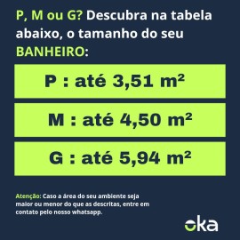 Banheiro moderno signature portinari RSBANMOF31