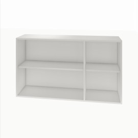 Armário superior 03 portas 140 x 35 em mdf branco MA.PL.112