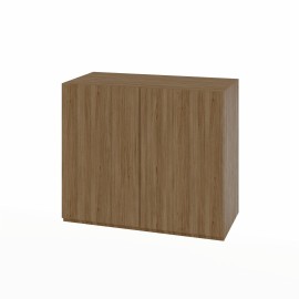 Armário superior 01 porta 70 x 55  em mdf amadeirado MA.PL.98