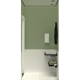 Lavabo escandinavo econômico com caixa acoplada RLLAVESF5 