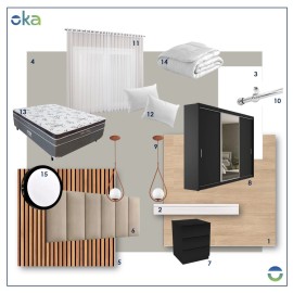 Quarto de casal moderno low cost RLQTCINF141