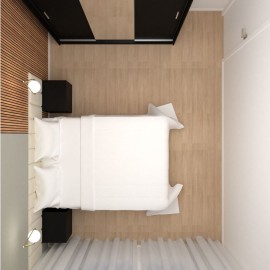 Quarto de casal moderno low cost RLQTCINF141