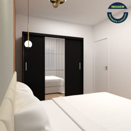 Quarto De Casal Express Moderno Low Cost RLQTCINS142