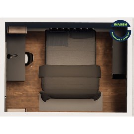 Quarto De Casal Express Industrial Low Cost RLQTCINS144