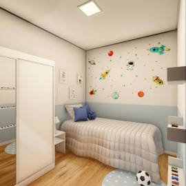 Quarto infantil completo econômico RLQTSCLF124