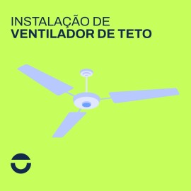 Instalação de ventilador de teto SERELE1011