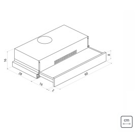 Depurador Inox Telescopio 60CM 127V 94810/005