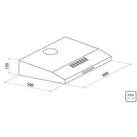 Depurador Inox Tramontina Compact 220V  60cm  94810/220