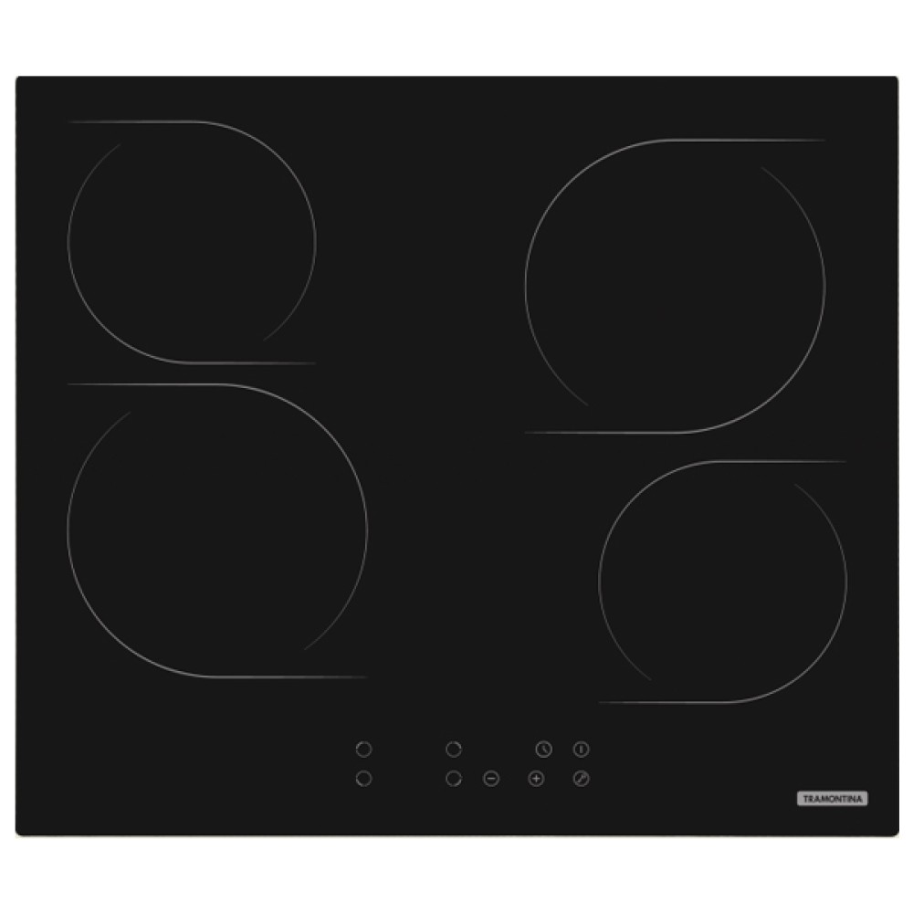 Cooktop Eletrico Tramontina New Square Vitrocerâmico C/ 4 Areas Aquecimento 94747/022